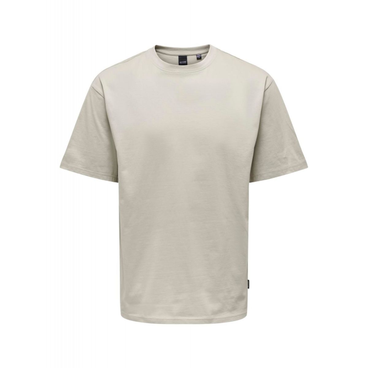 ONLY & SONS t-shirt i beige til herre | Relaxed fit |