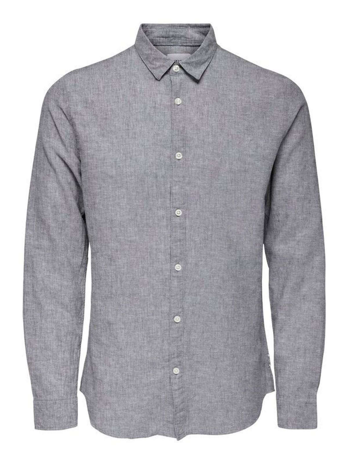 ONSCAIDEN LS SOLID LINEN SHIRT