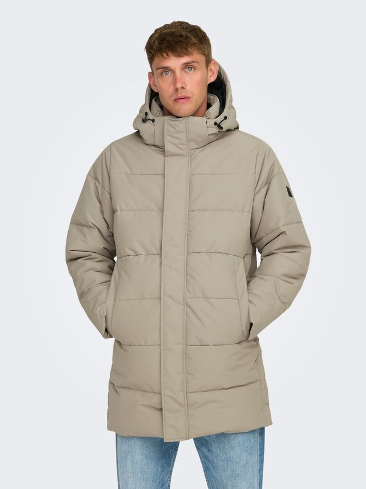 ONSCARL LONG QUILTED COAT OTW