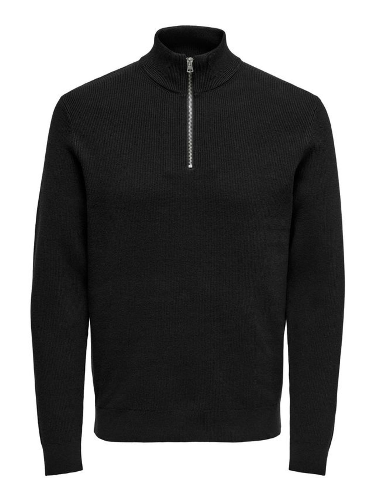 ONSPHIL REG 12 STRUC HALF ZIP KNIT