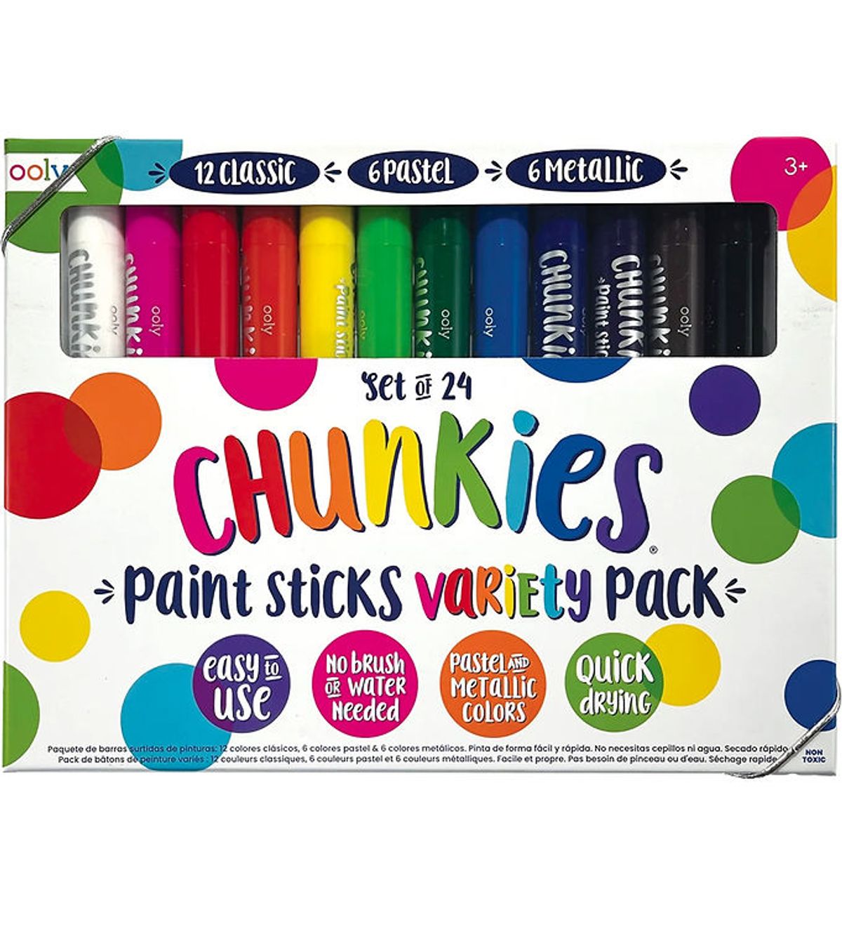 Ooly Tuscher - Chunkies Paint Sticks - 24 stk