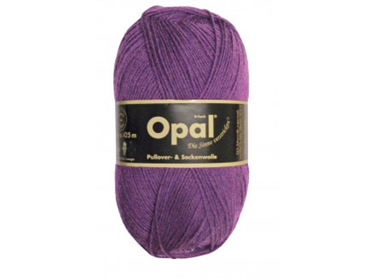 Opal Uni 4-trådet Garn Unicolor 3072 Violet