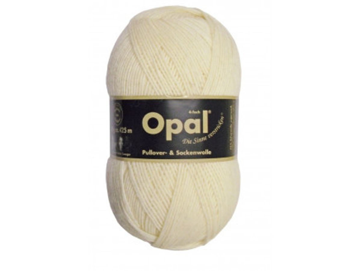 Opal Uni 4-trådet Garn Unicolor 3081 Natur