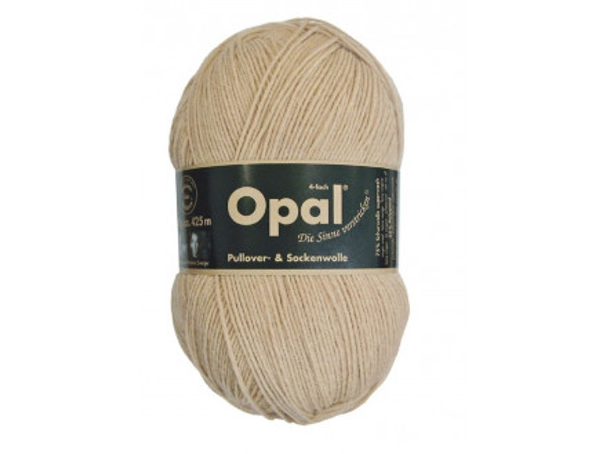 Opal Uni 4-trådet Garn Unicolor 5189 Camel