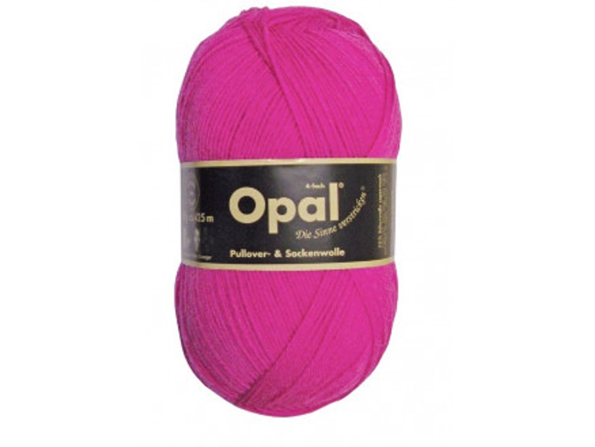 Opal Uni 4-trådet Garn Unicolor 5194 Pink