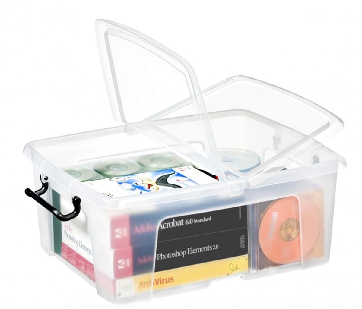 Opbevaringsboks CEP Smartbox 24L Transparent.