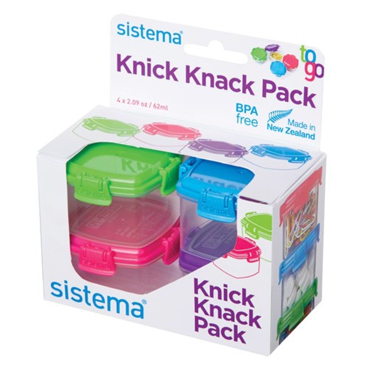 Opbevaringsboks knick knack - 1 styk - Sistema