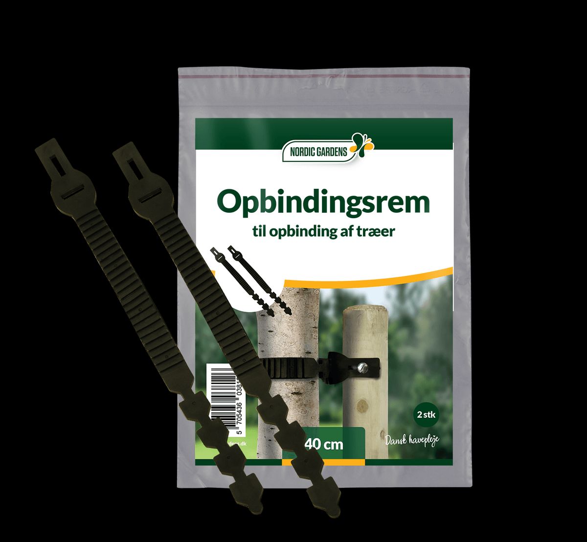 Opbindingsrem 40 cm - 2 stk.