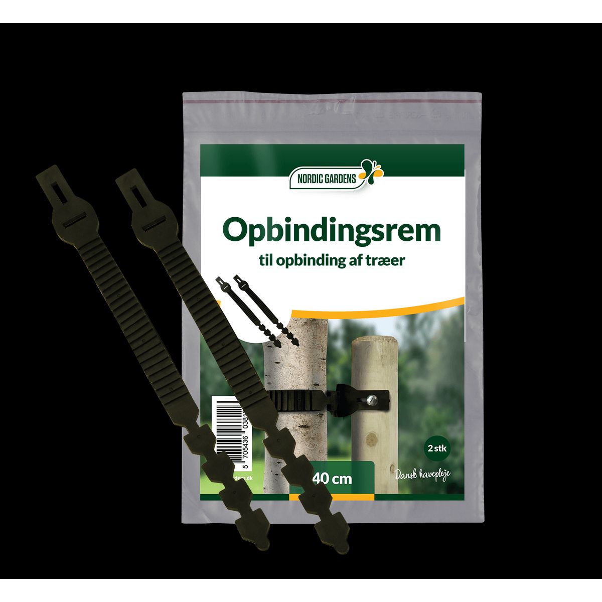 Opbindingsrem 40 cm - 2 stk.