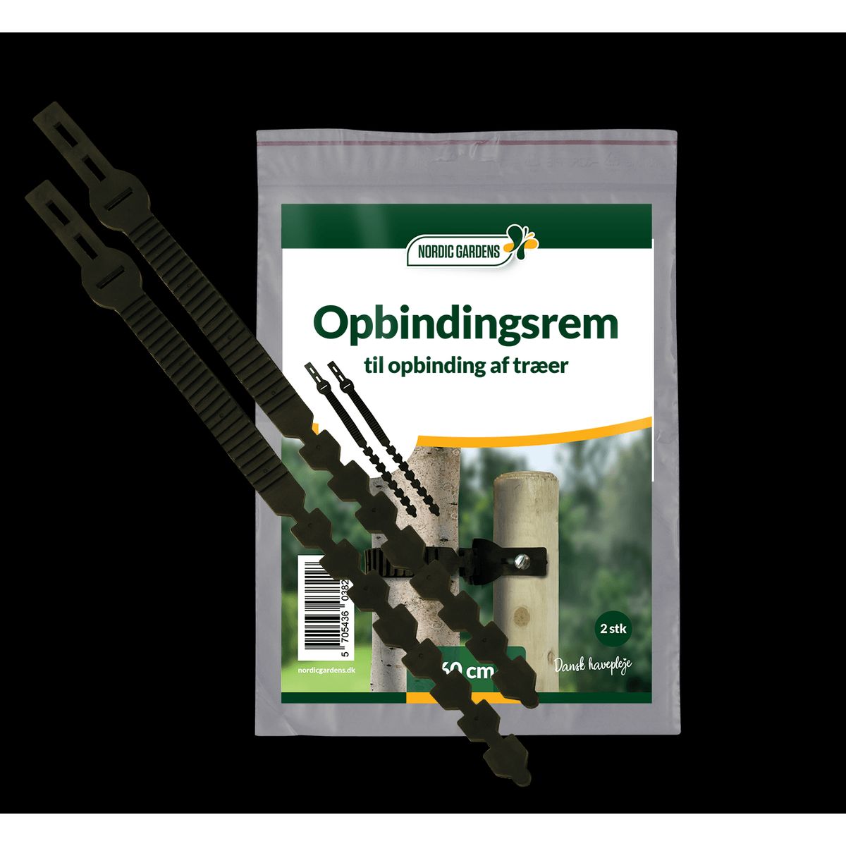 Opbindingsrem 60 cm - 2 stk.