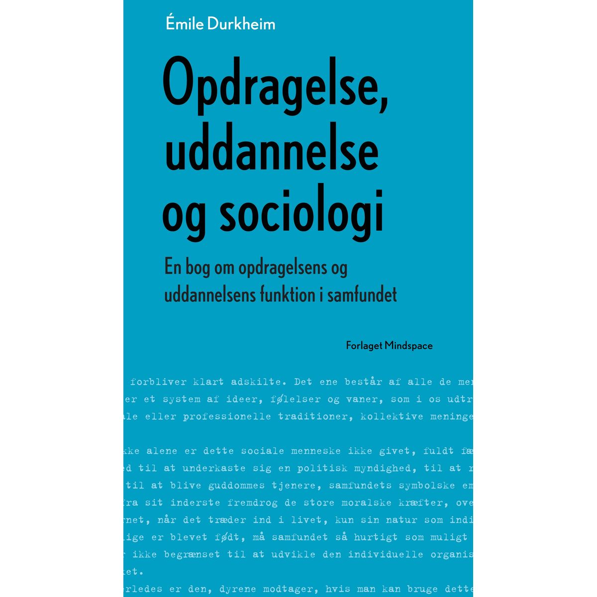 Opdragelse, uddannelse og sociologi