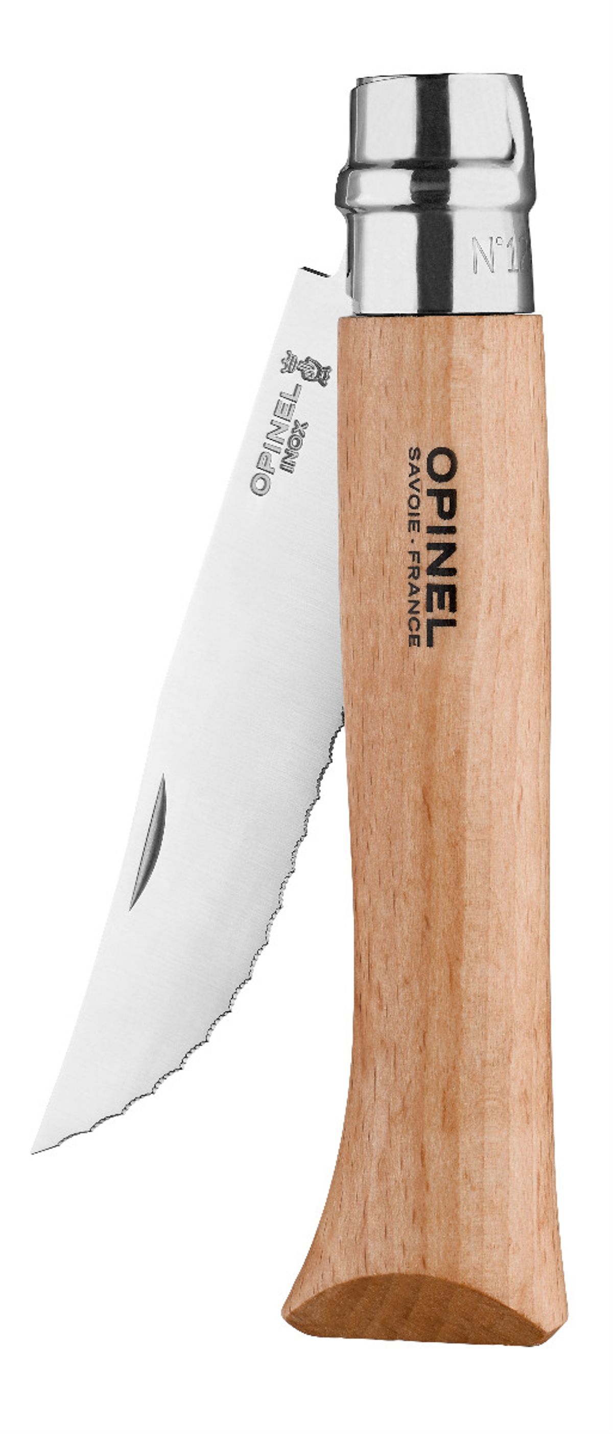 Opinel Nomad Brødkniv N°12 Serrated Stainless Steel