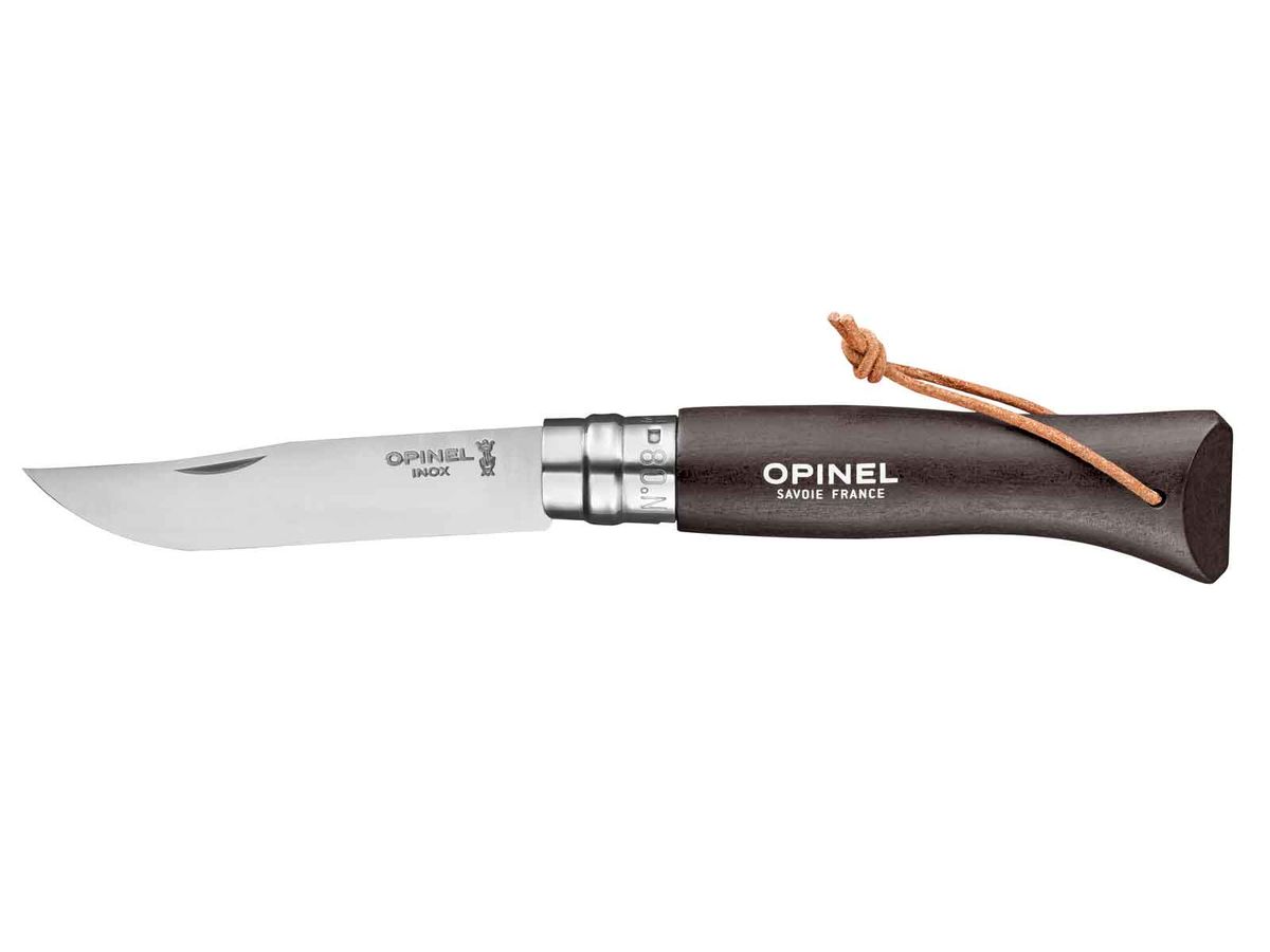 Opinel Trekking N°08 sort brun