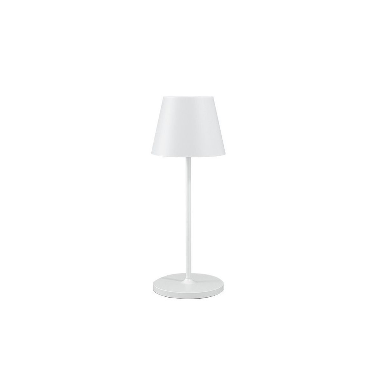 Opladelig bordlampe, udendørs, 2200K-2700K, RA90, dæmpbar, IP54, hvid- Calida Nano