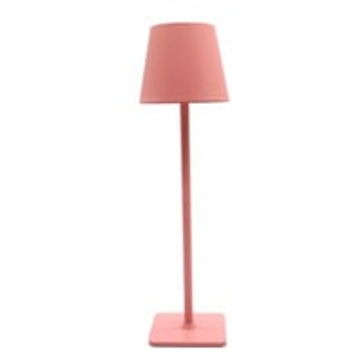 Opladelig LED bordlampe, pink, 5W, 500lm, inde/ude, touch-dmpbar, CCT, IP54