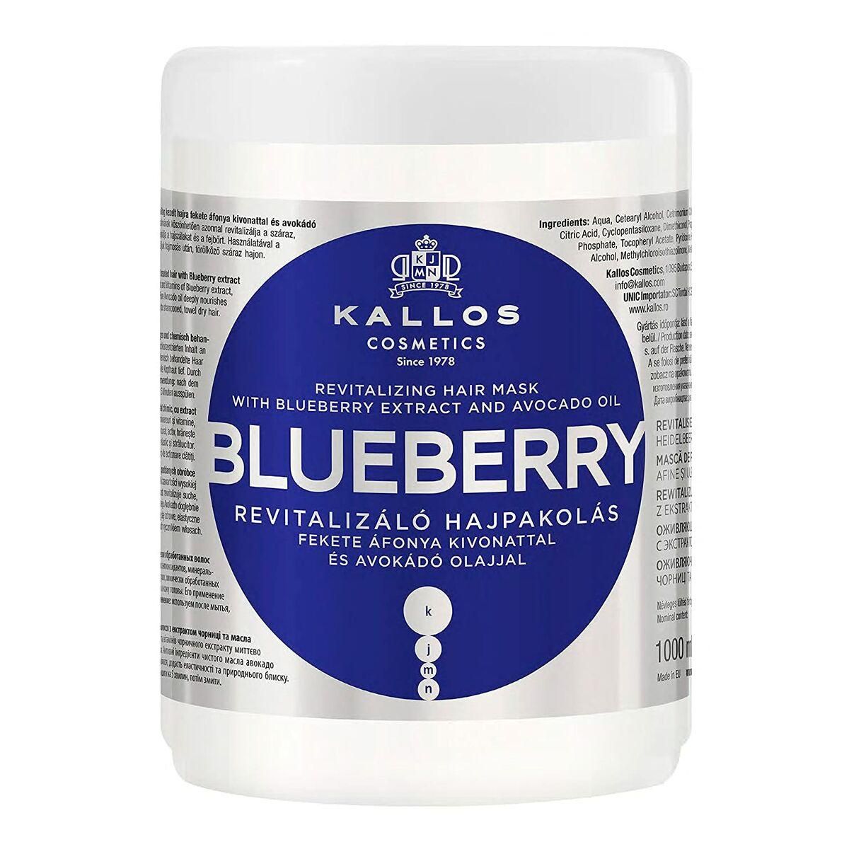 Oplivende Maske Kallos Cosmetics Blueberry 1 L