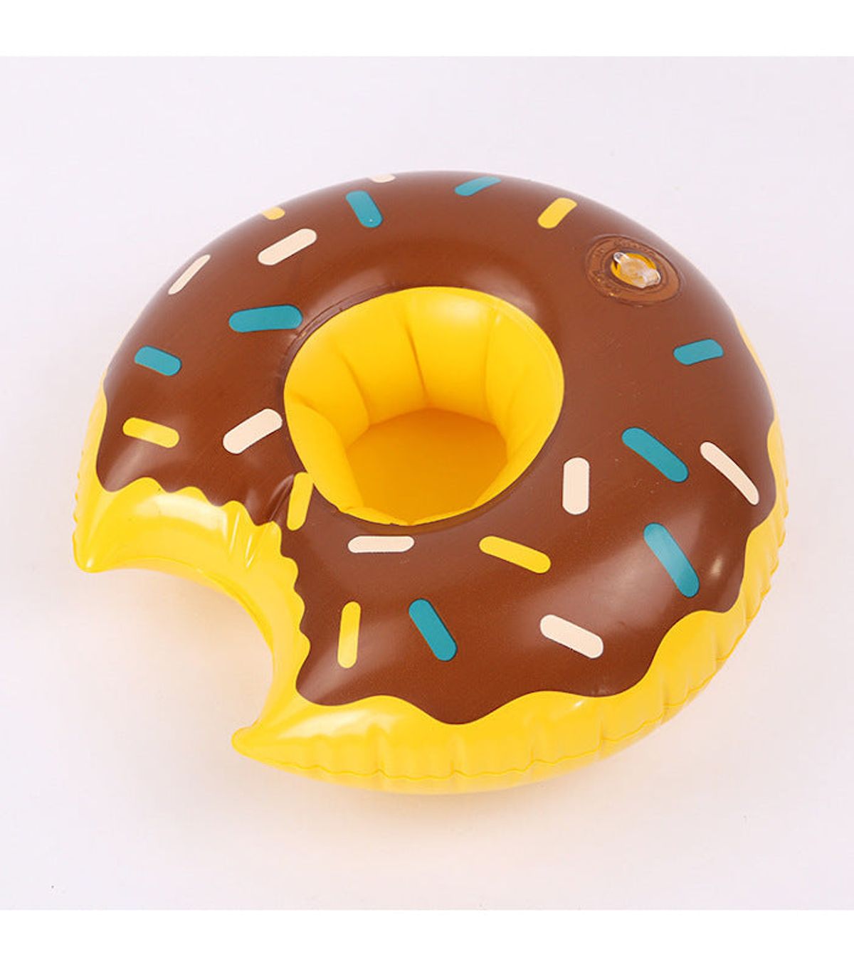 Oppustelig Donut Brun Kopholder