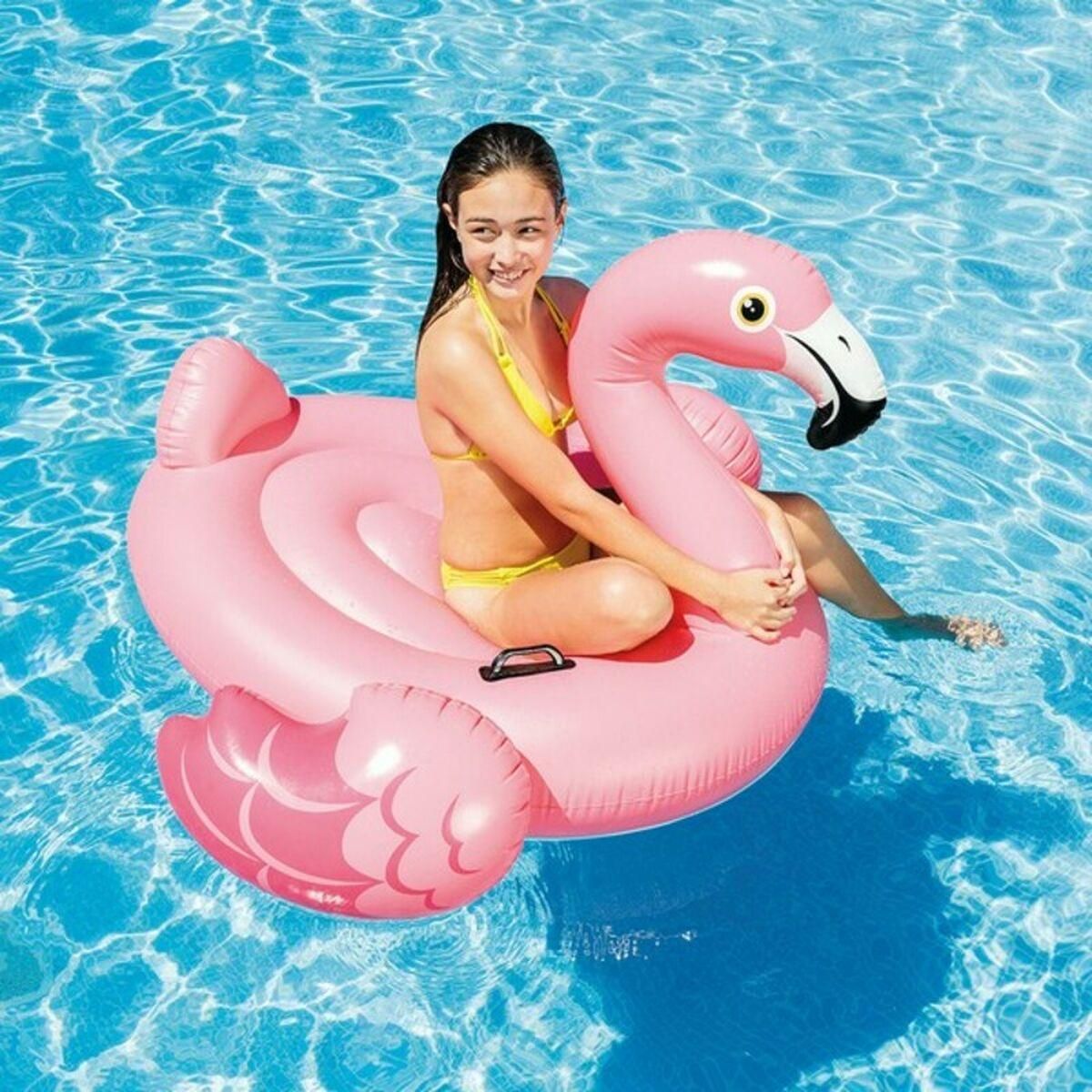 Oppustelig Figur til Pool Intex Flamingo (142 X 137 x 97 cm)