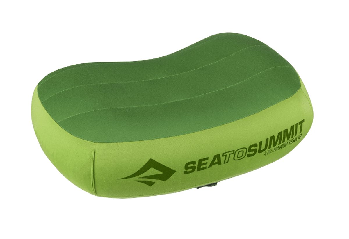 Oppustelig hovedpude Sea to Summit Aeros&trade; Premium Large - Lime