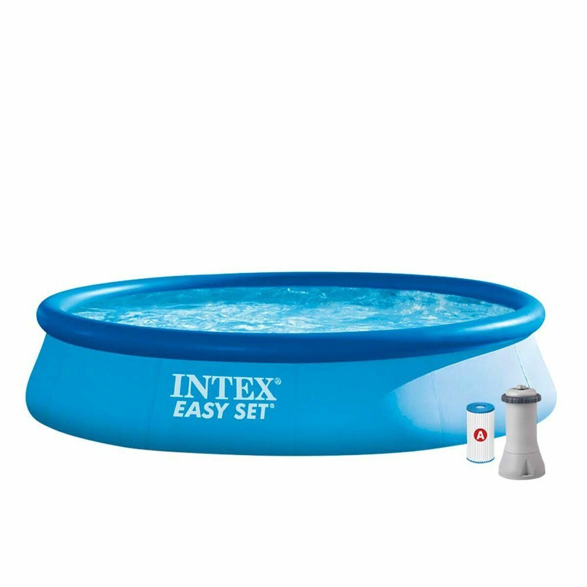 Oppustelig Pool Intex 28142SZ 396 x 84 x 396 cm 7290 l