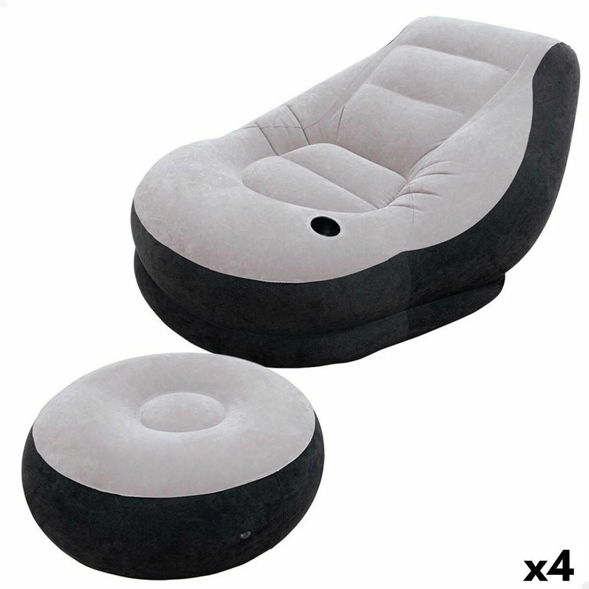 Oppustelige lænestol Intex ULTRA LOUNGE 99 x 76 x 130 cm (4 enheder)