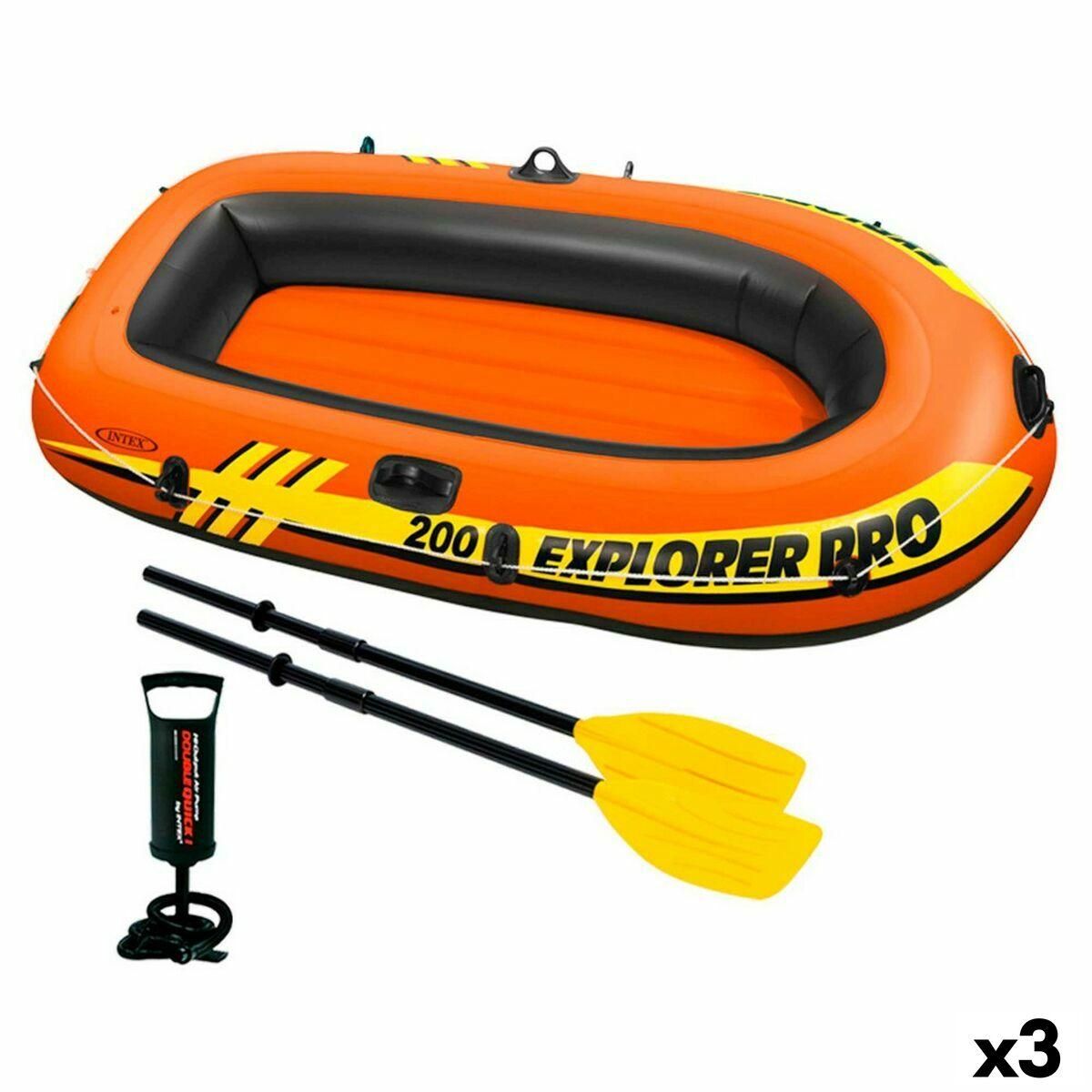 Oppusteligt Skib Intex Explorer Pro 200 3 enheder 196 x 33 x 102 cm