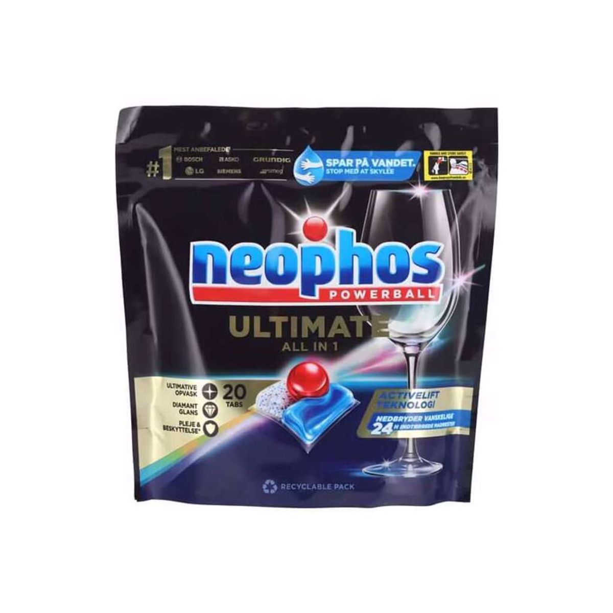 Opvasketabs Neophos Ultimate 20 stk