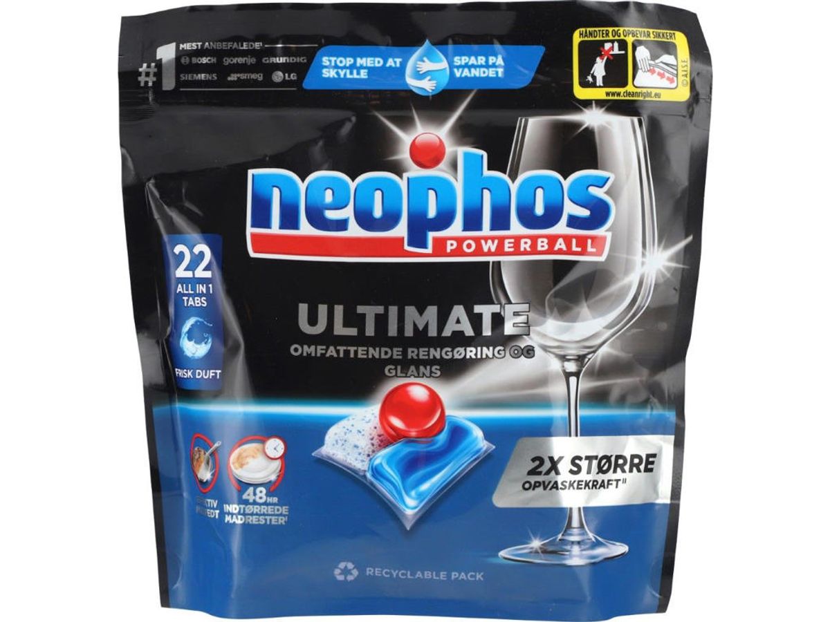 Opvasketabs Neophos Ultimate 22 stk