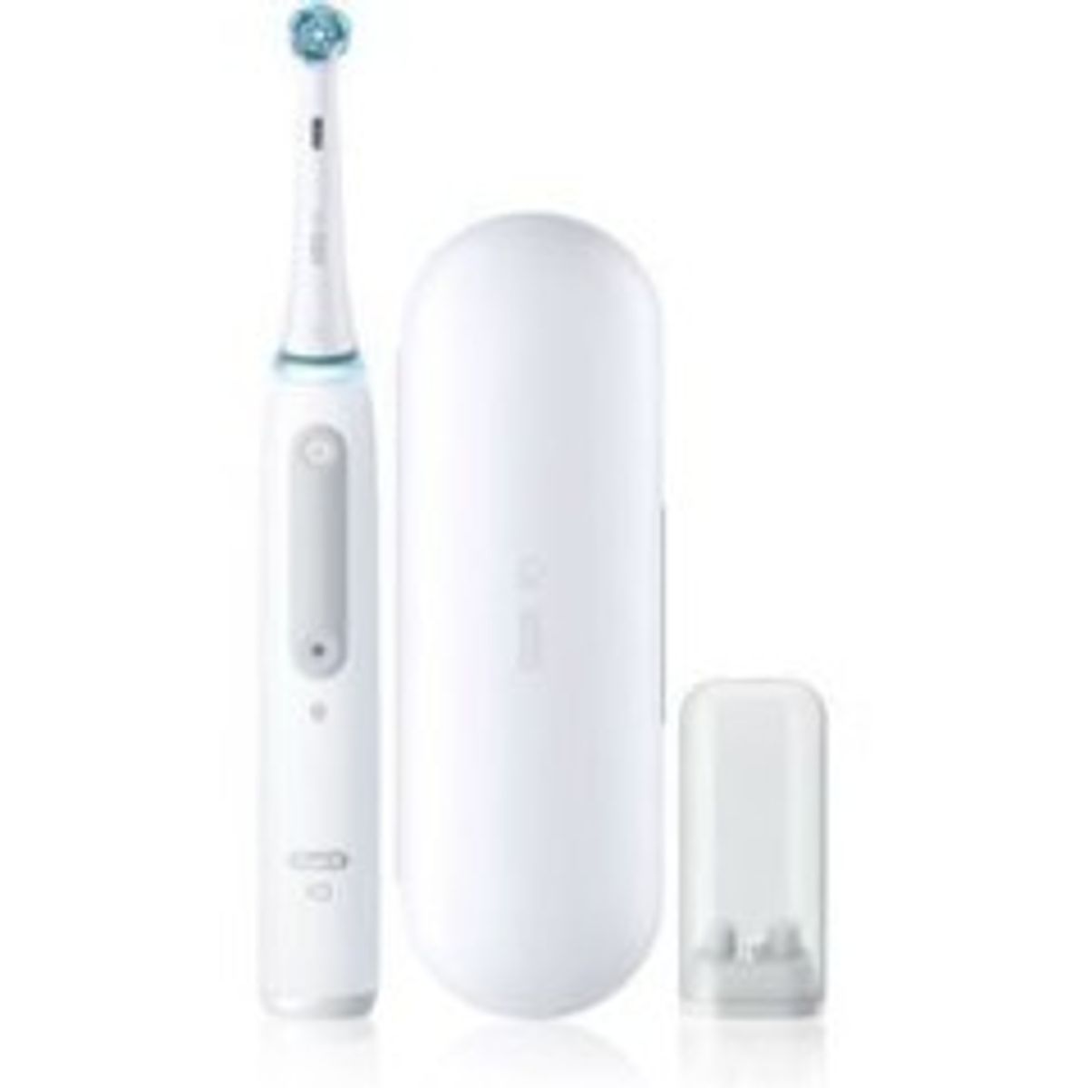 Oral-B Electric Toothbrush iO4 Rechargeable, For adults, Number of brush heads included 1, Quite White, Number of teeth brushin