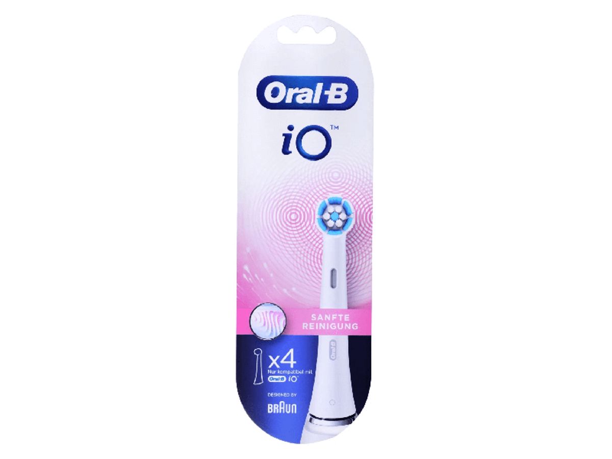 Oral-B iO Gentle Care 4-pack - Hvid