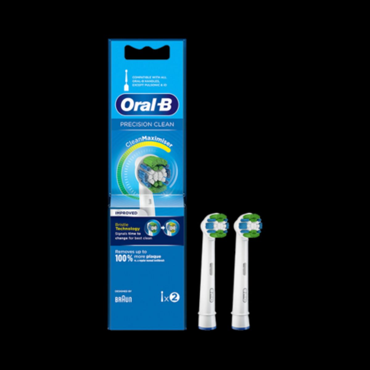 Oral-B Precision Clean Børstehoveder - 2 stk