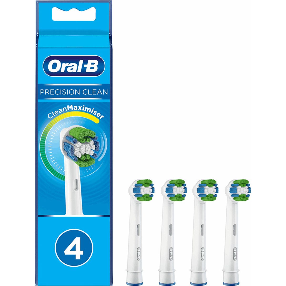 Oral-b - Precision Clean Børstehoveder - 4 Stk