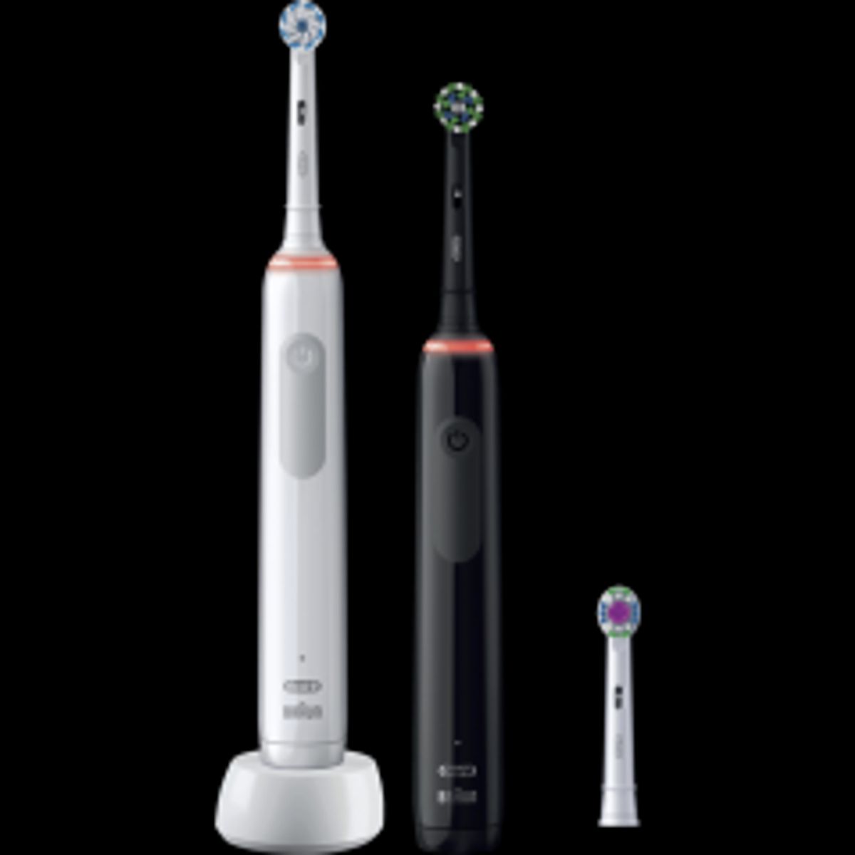 Oral-B PRO 3 3900 Duopack El tandbørste Sort og Hvid