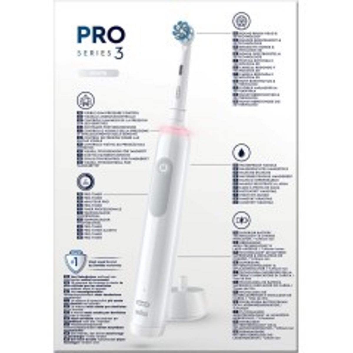 Oral-B Pro 3 Hvid elektrisk tandbørste