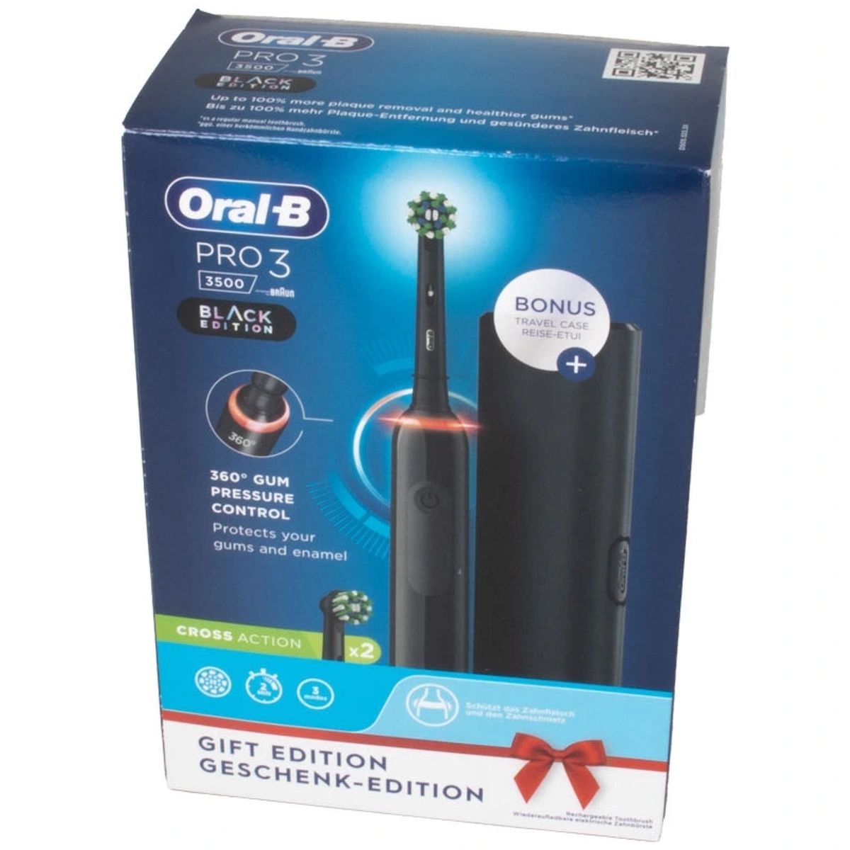 Oral-B Pro 3500 Black with Travel Case