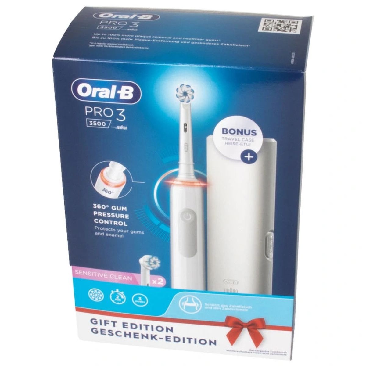 Oral-B Pro 3500 White with Travel Case