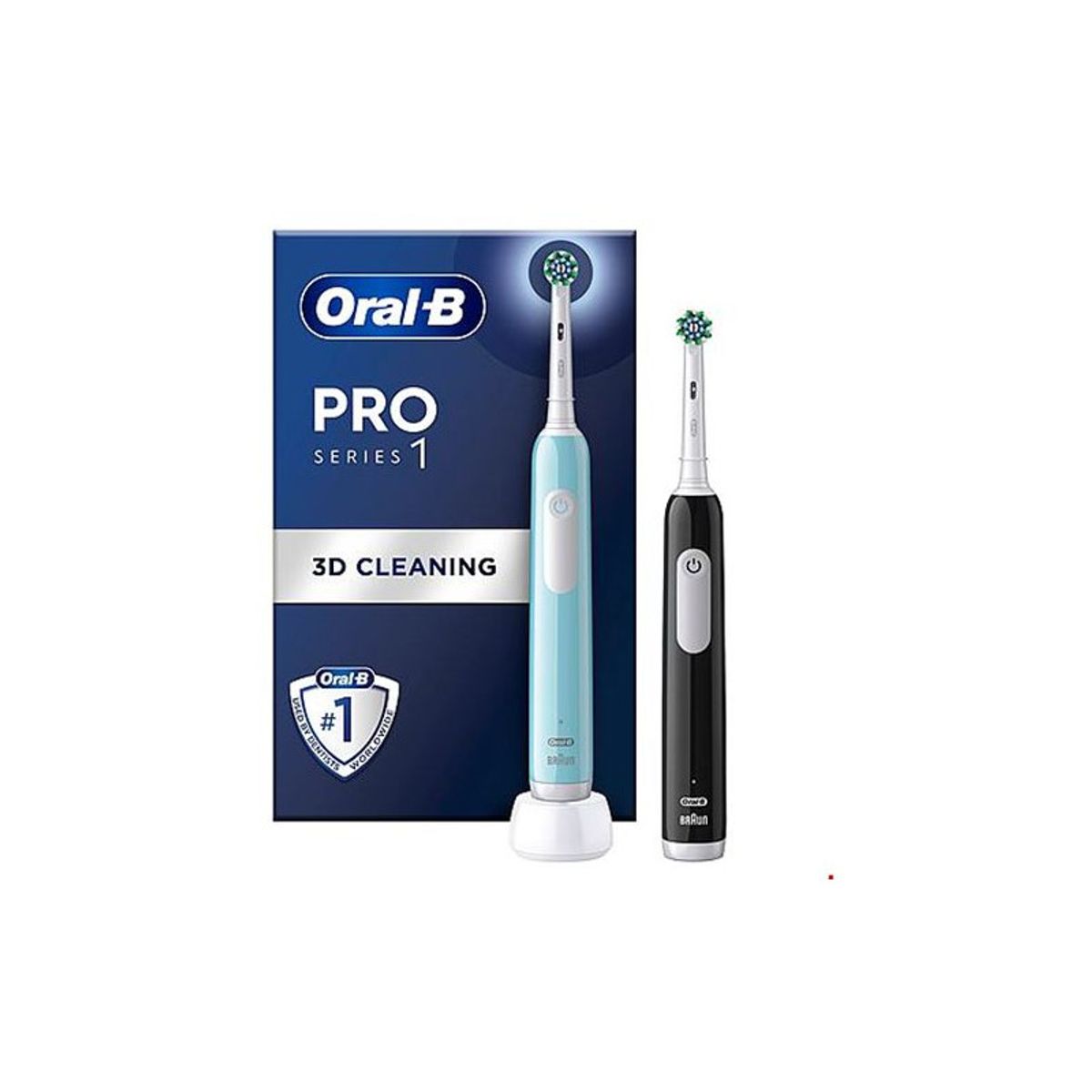 Oral-B Pro Series 1 Duo sort og blå El-tandbørste