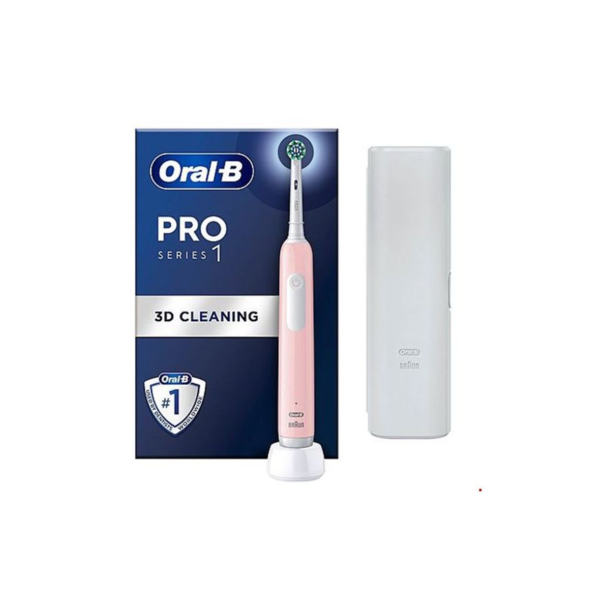 Oral-B Pro Series 1 pink inkl. rejseetui El-tandbørste