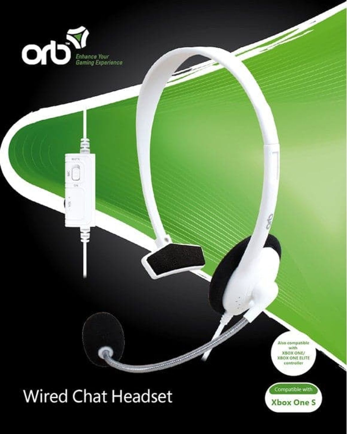 ORB Kablet Chat Headset - Til XboxOne S