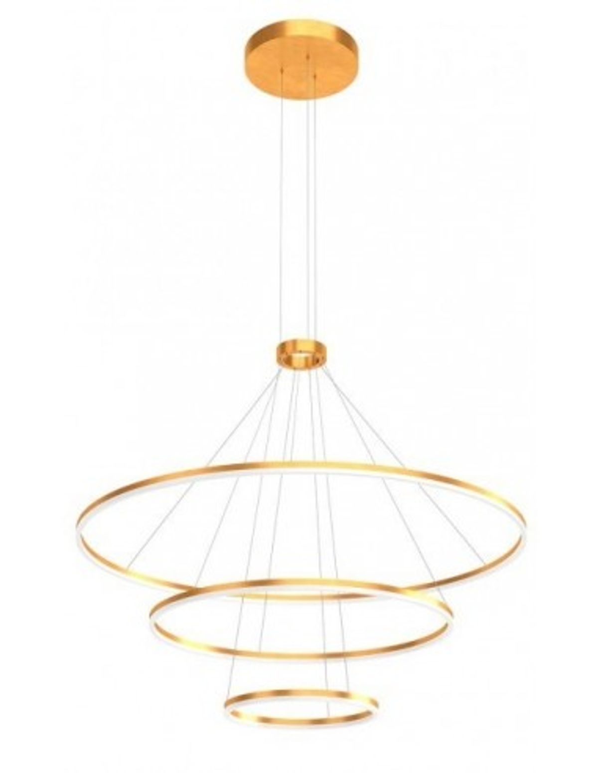 ORBIT Lysekrone i aluminium Ø150 cm 186W LED - Mat bronze