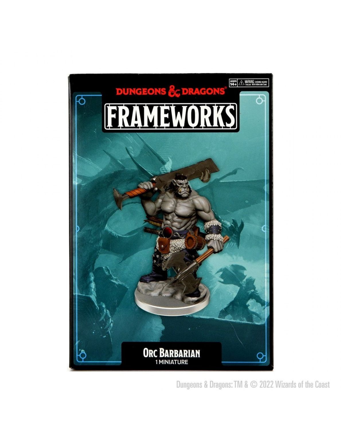 Orc Babarian - Male - D&D Frameworks - Wizkids