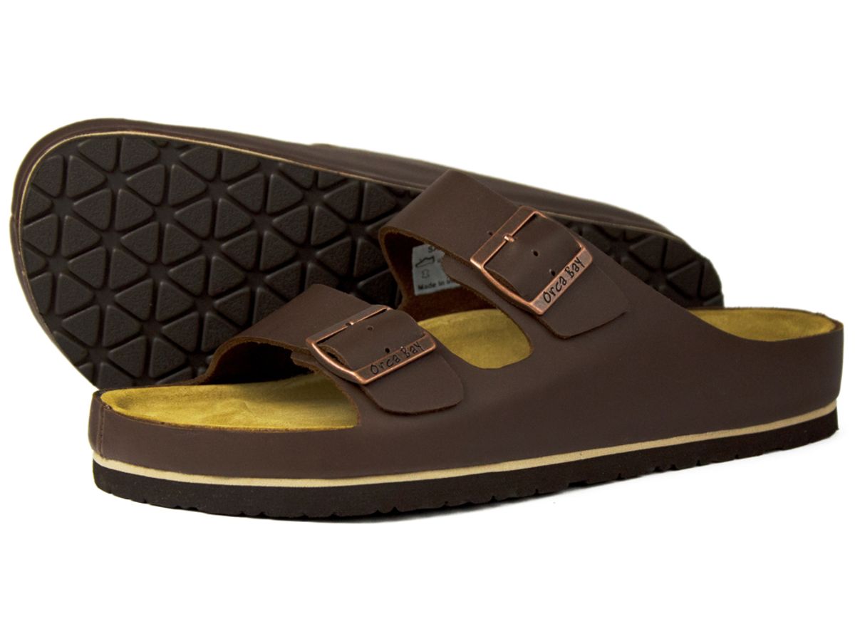 Orca Bay - Saba - Sandal til mænd - Dark Brown - Str. 46