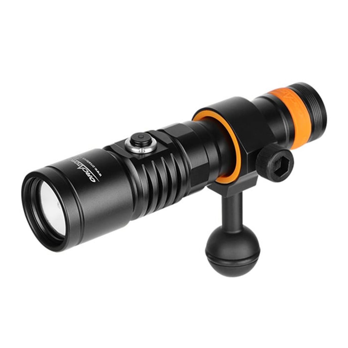 OrcaTorch D710V Videolygte - 2000 lumens Sort