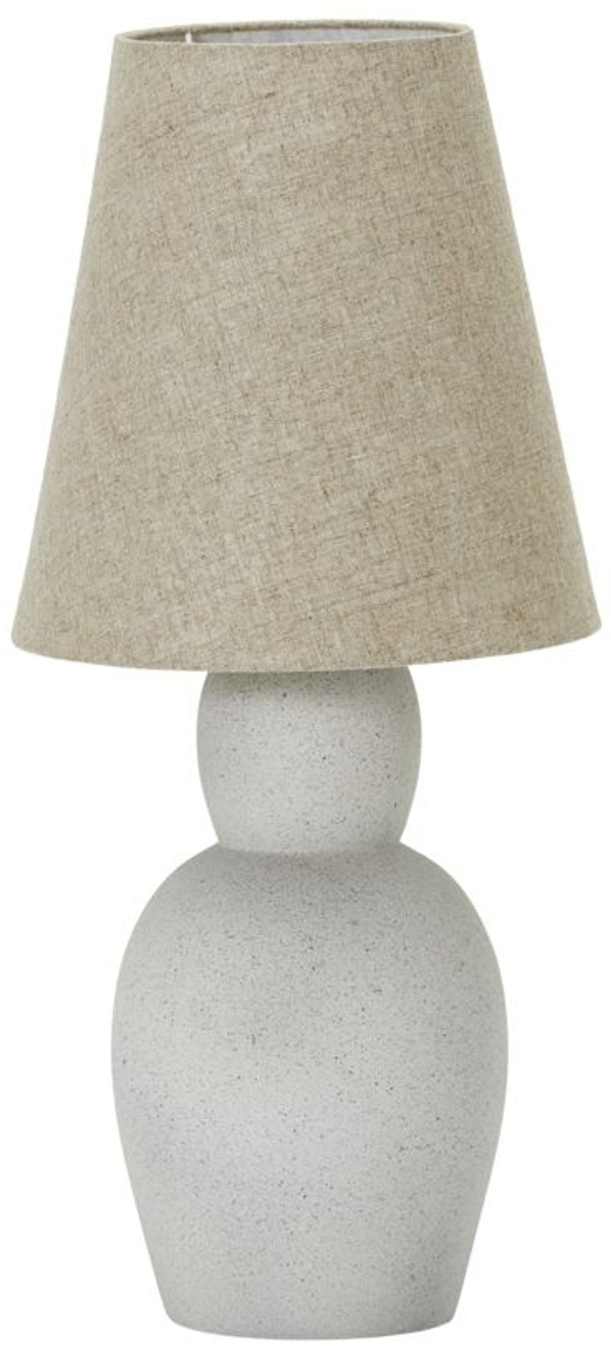 Orga, Bordlampe inkl. lampeskærm, sand