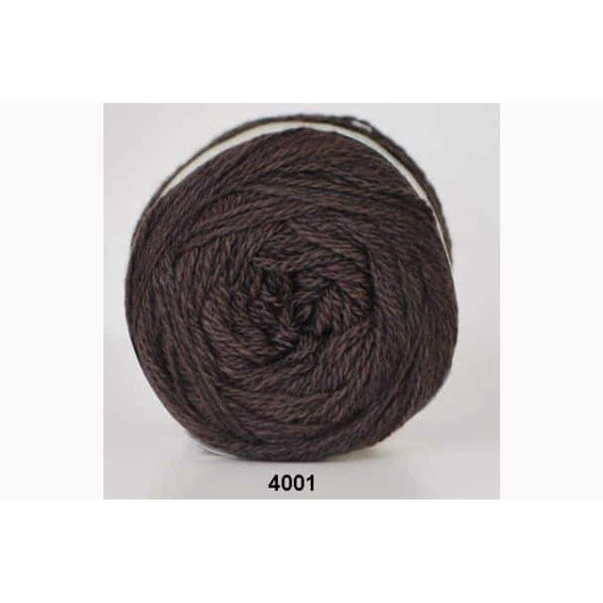 Organic 350 - wool cotton fra Hjertegarn i mange farver - Gots Certificeret - 4001 brun - 45% Bomuld, 55% Merinould