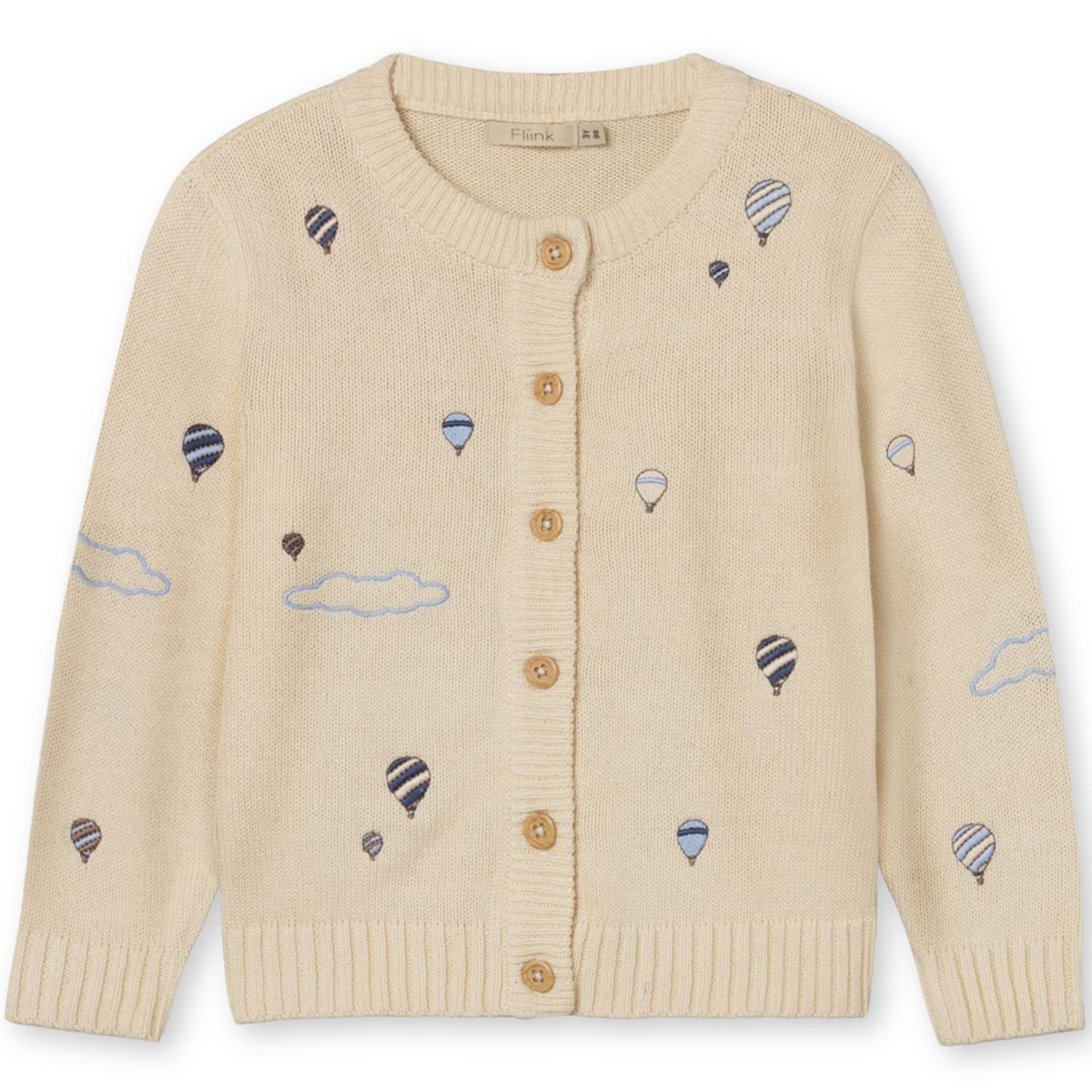 Organic Balloon cardigan (18 mdr/86 cm)