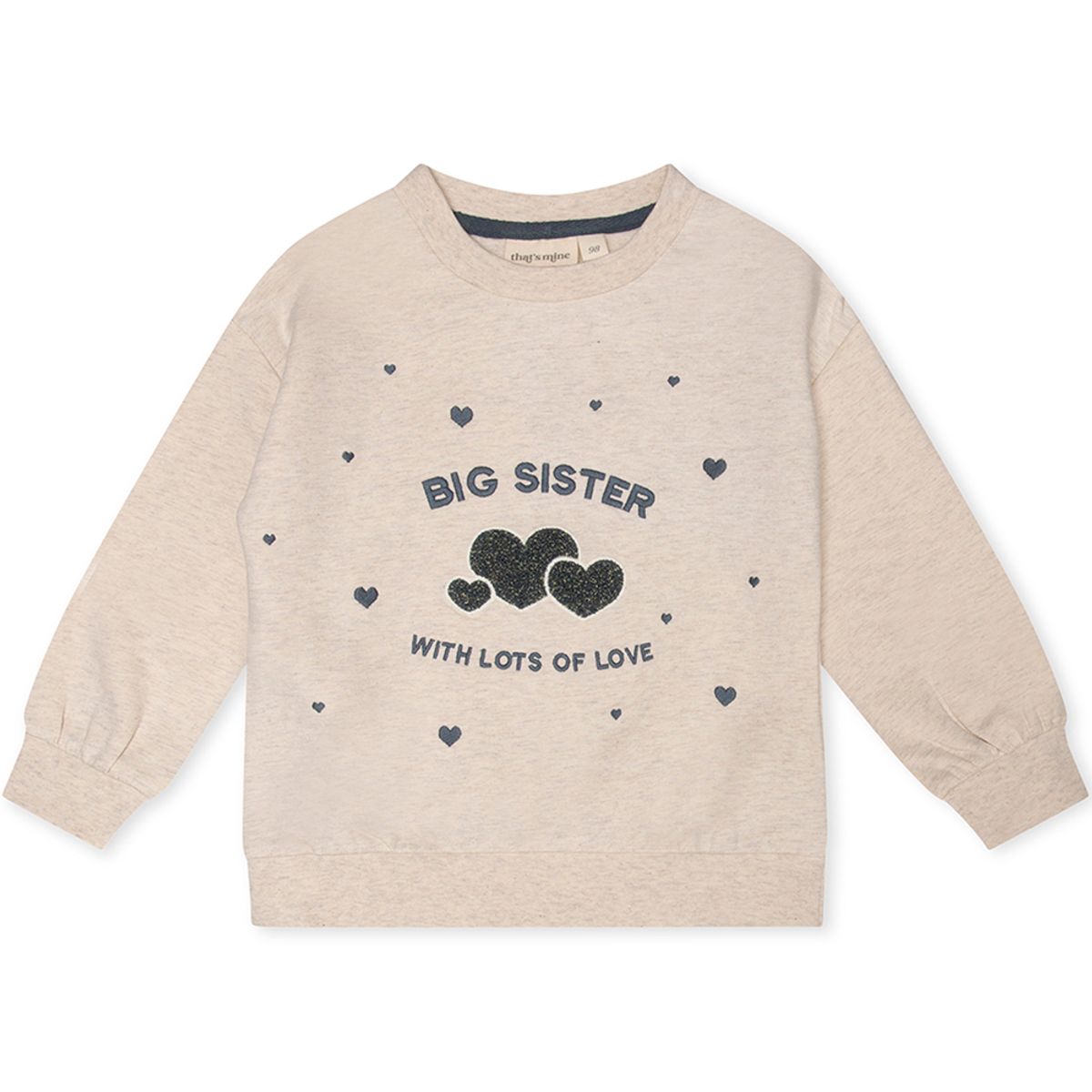 Organic big sister sweatshirt (2 år/92 cm)