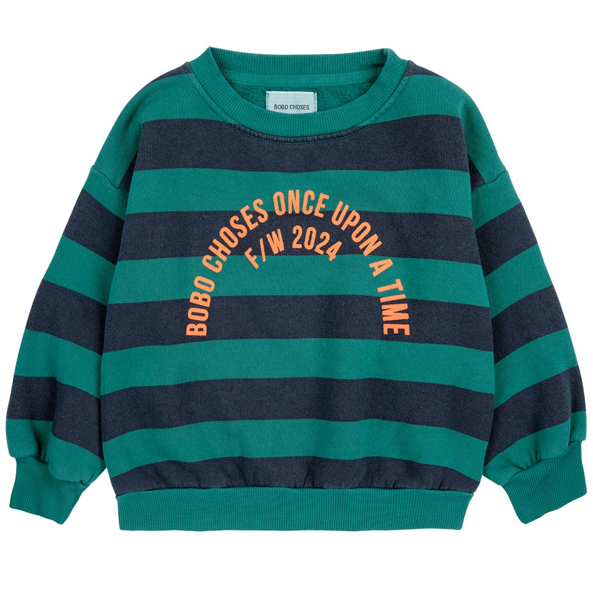 Organic Circle stripes sweatshirt (6-7 år)