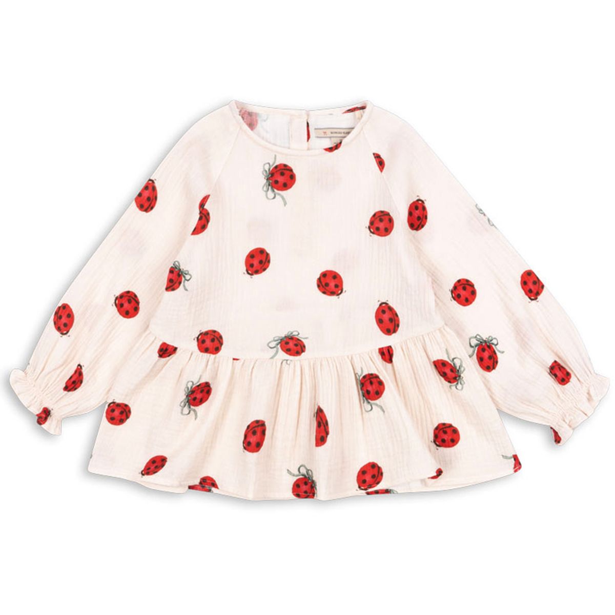 Organic Coco ladybug bluse (5-6 år)