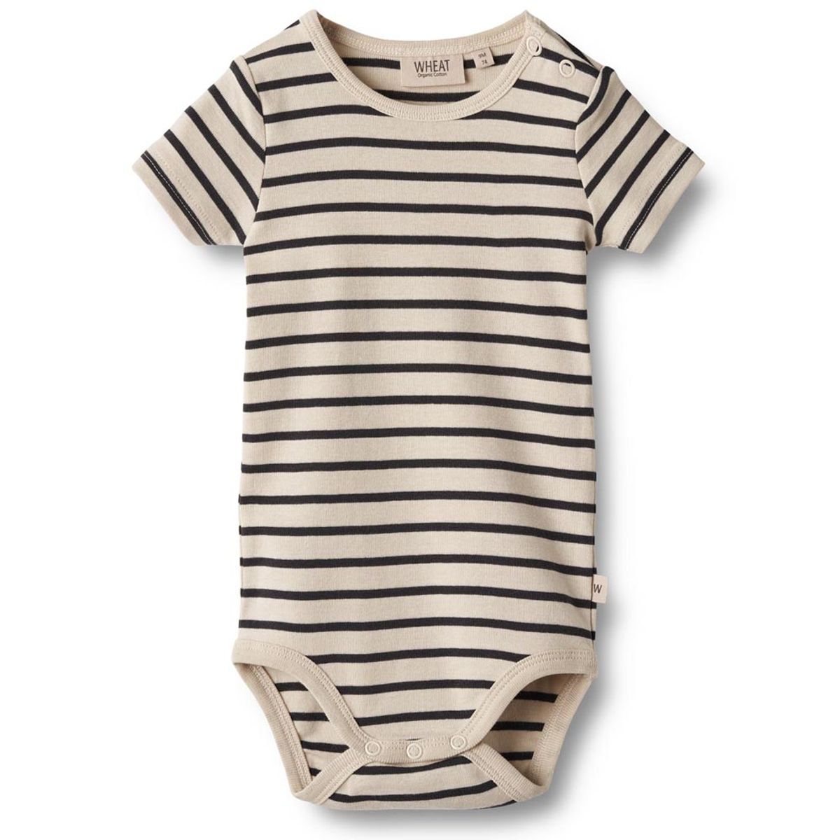 Organic Edvald stribet body (2 år/92 cm)